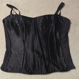 Black Corset Top Roselle Vintage